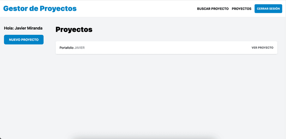 Gestor de Proyectos - Image 3
