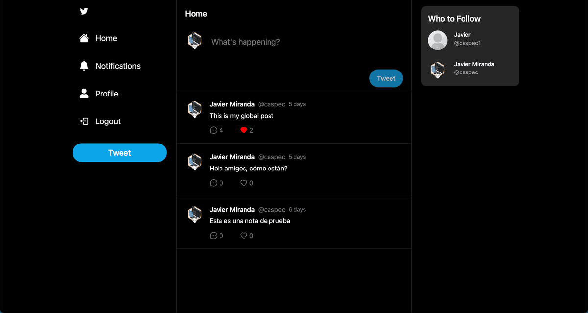 Twitter Clone - Image 2